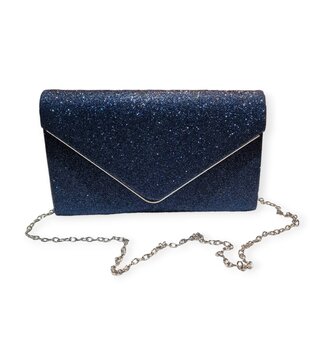 Handbag glitter Blue