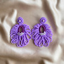 ANNA EARRINGS - LILA