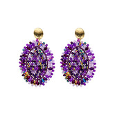 BIBA - EARRINGS LIGHT DARK PURPLE