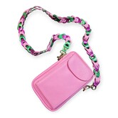 Leather Phone Bag Pink