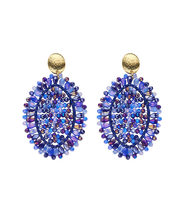 Biba BIBA - EARRINGS LOES BLUE