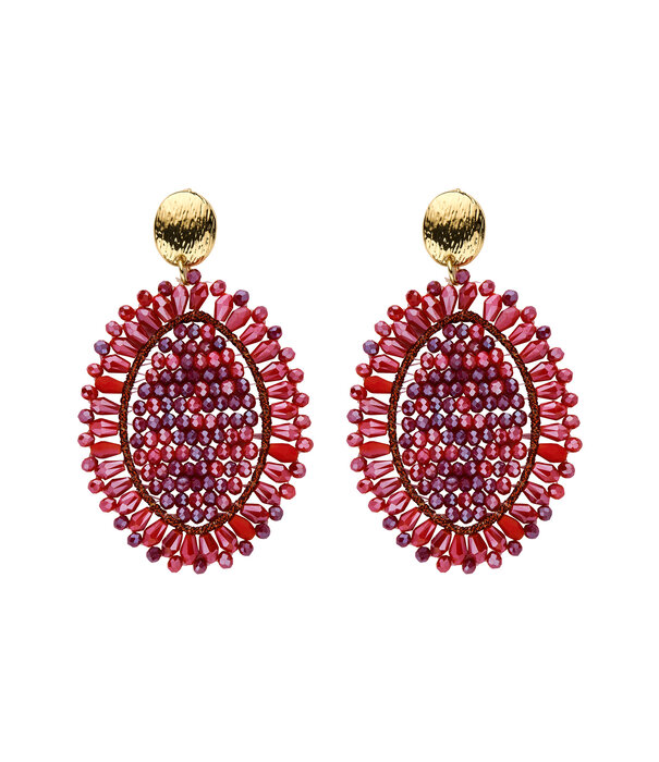 Biba BIBA - EARRINGS LOES RED