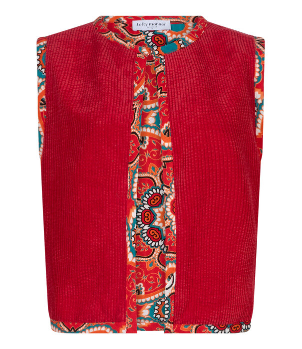 Lofty Manner Gilet Tahlee Red