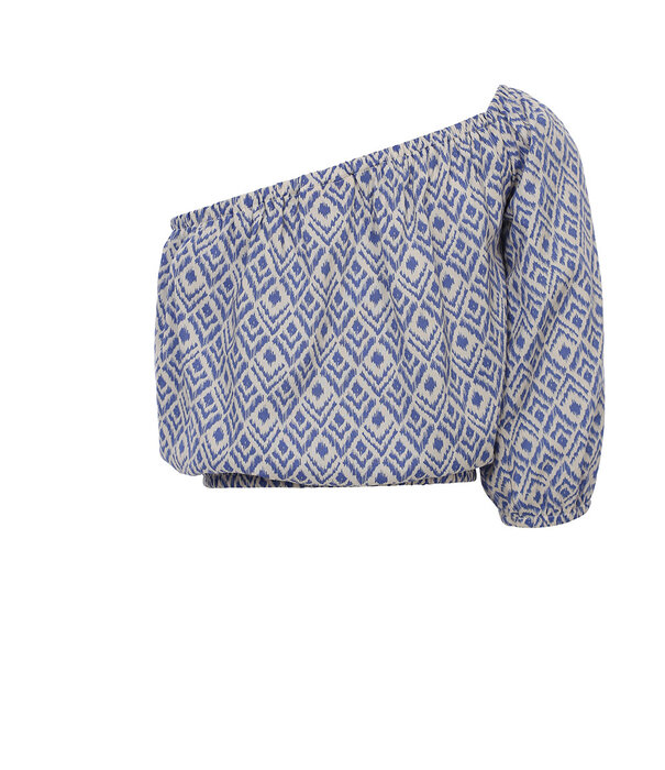 LOOXS 10SIXTEEN 10Sixteen blouse top blue ikat
