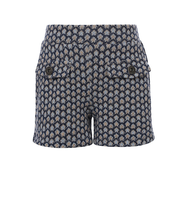 LOOXS 10SIXTEEN 10Sixteen jaquard pattern shorts sky blue