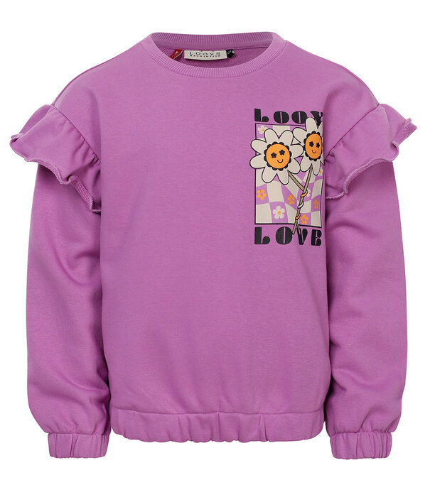 LOOXS Little Little sweater PURPLE FUCHSIA