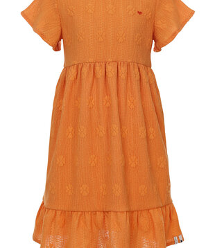 Little lace dress Orange