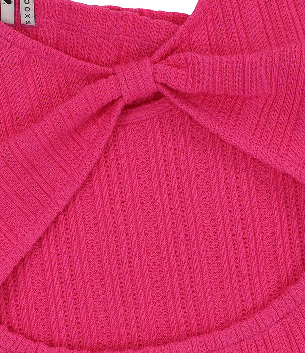 LOOXS Little Little fancy knit top warm fuchsia