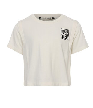 10Sixteen T-shirt Creamy