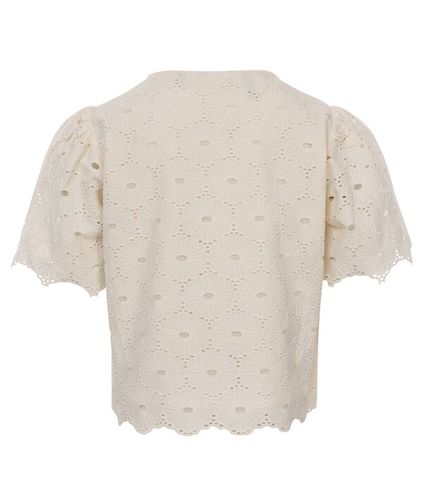 LOOXS 10SIXTEEN 10Sixteen broidery blouse top Creamy