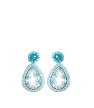 MELANY EARRINGS - LIGHT BLUE