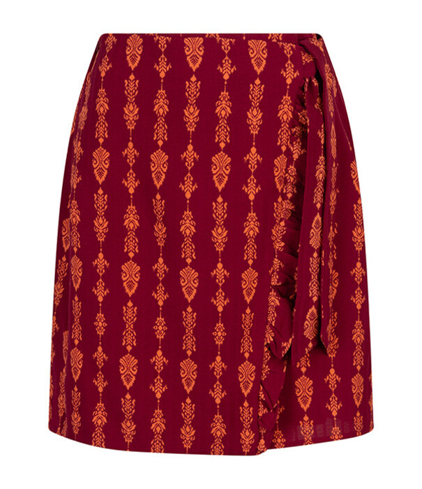 Lofty Manner Skirt Aubrie Botanical Stripe