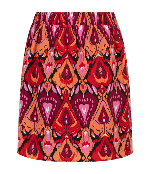 Lofty Manner Skirt Aubrie Heart ikat print