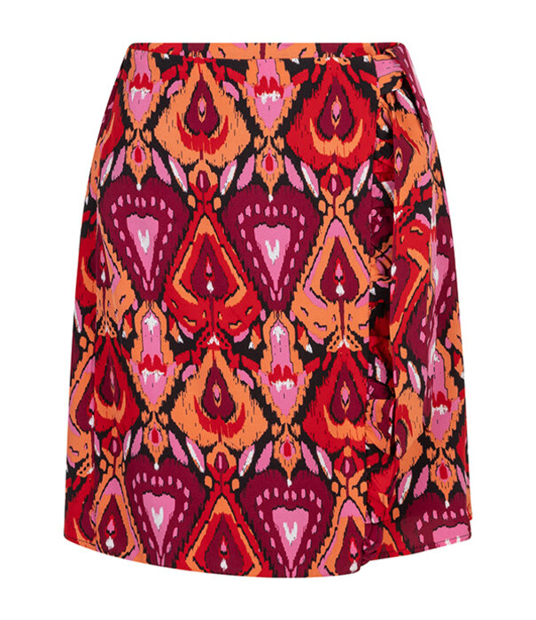 Lofty Manner Skirt Aubrie Heart ikat print