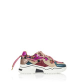 Jupiter tweed | Beige - Fuchsia