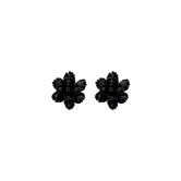 BIBA - EARRINGS BLOOM BLACK