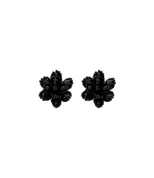 BIBA - EARRINGS BLOOM BLACK