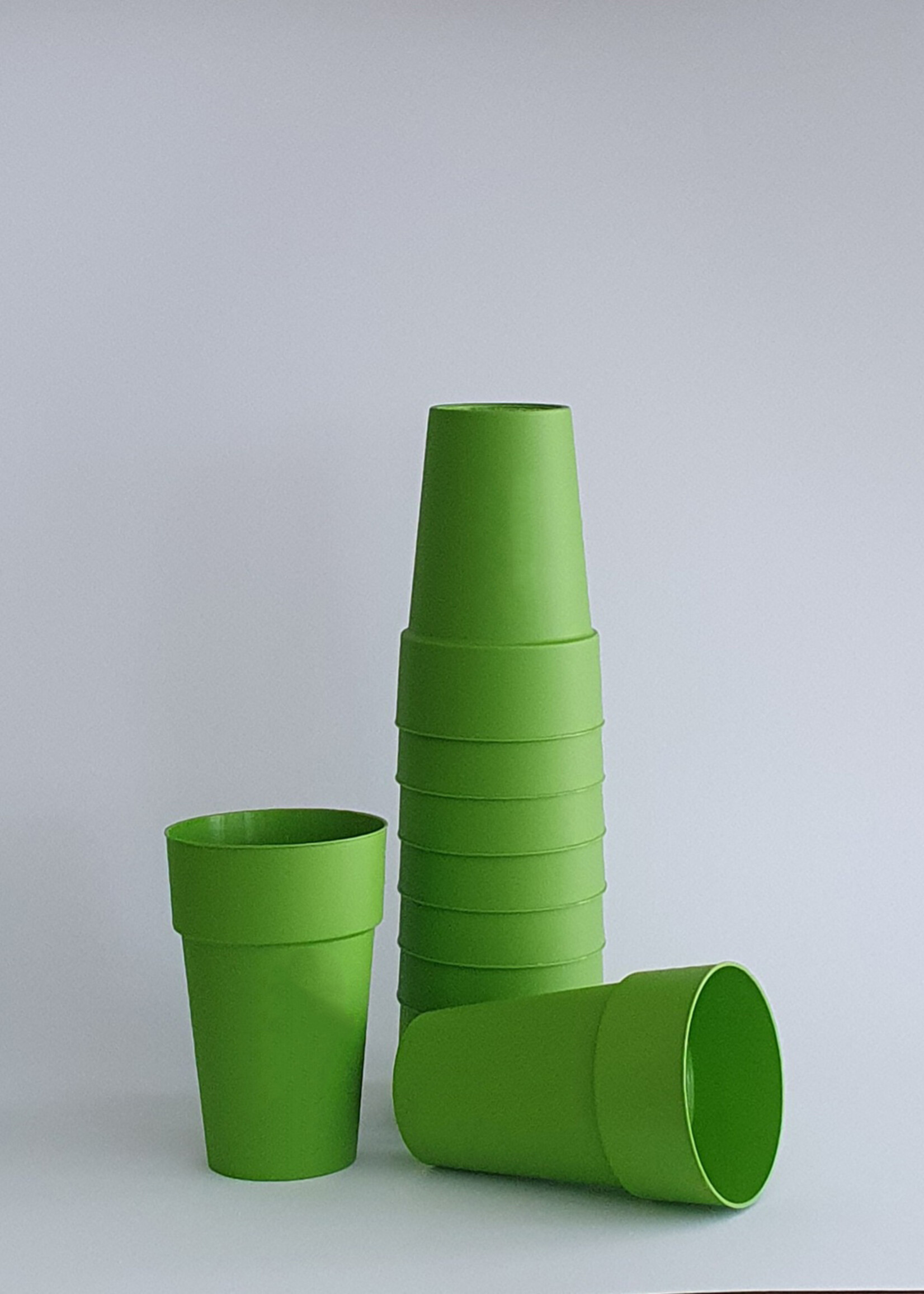 Happy Cups Bioplastic Festivalbeker PHA  Biologisch afbreekbaar 250 ml -  Groen - 1 stuks