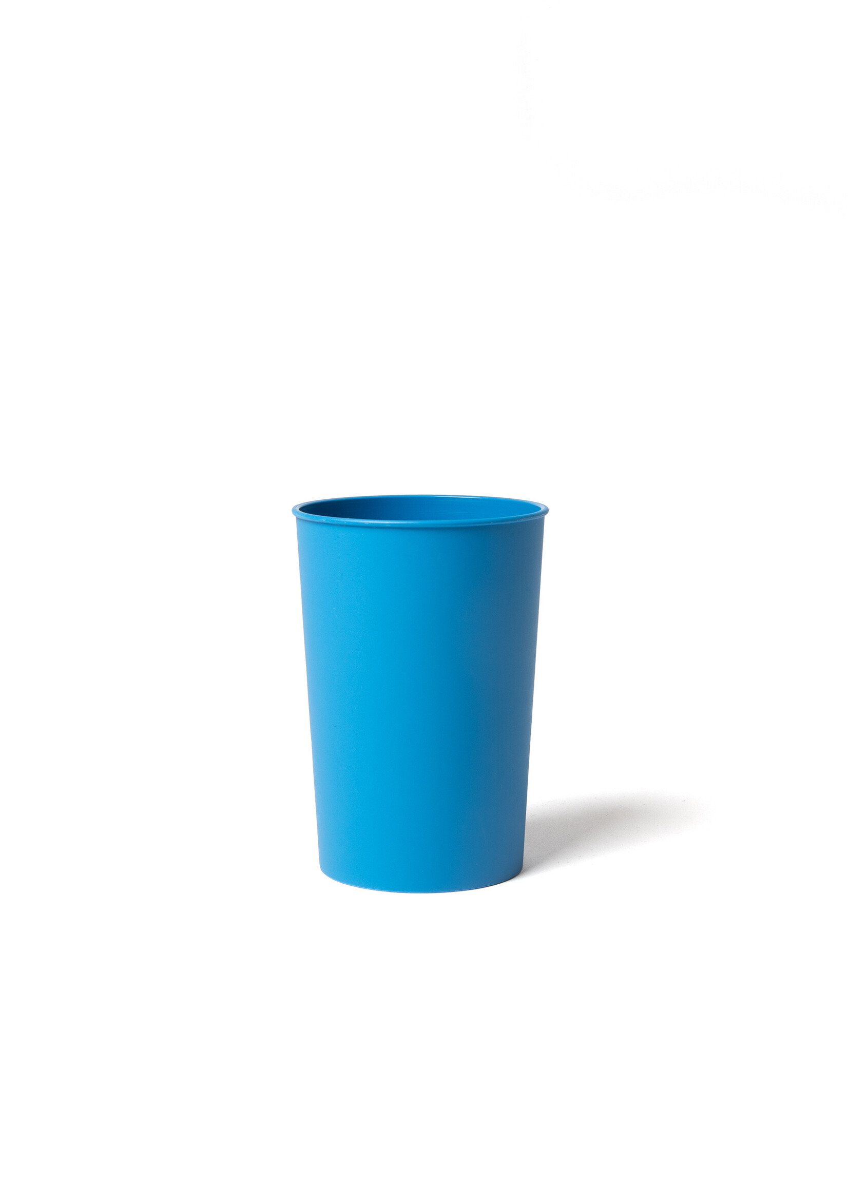 Happy Cups Bioplastic Drinkbeker PHA  Biologisch afbreekbaar - Blauw - 1 stuks
