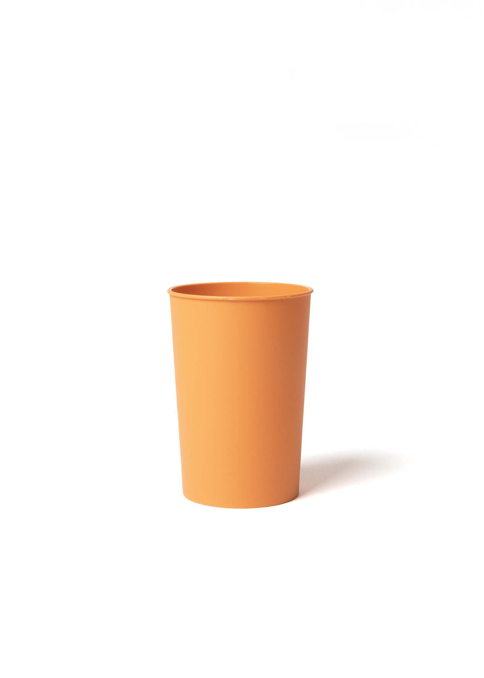 Happy Cups Bioplastic Drinkbeker PHA  Biologisch afbreekbaar 250 ml -  Oranje - 1 stuks