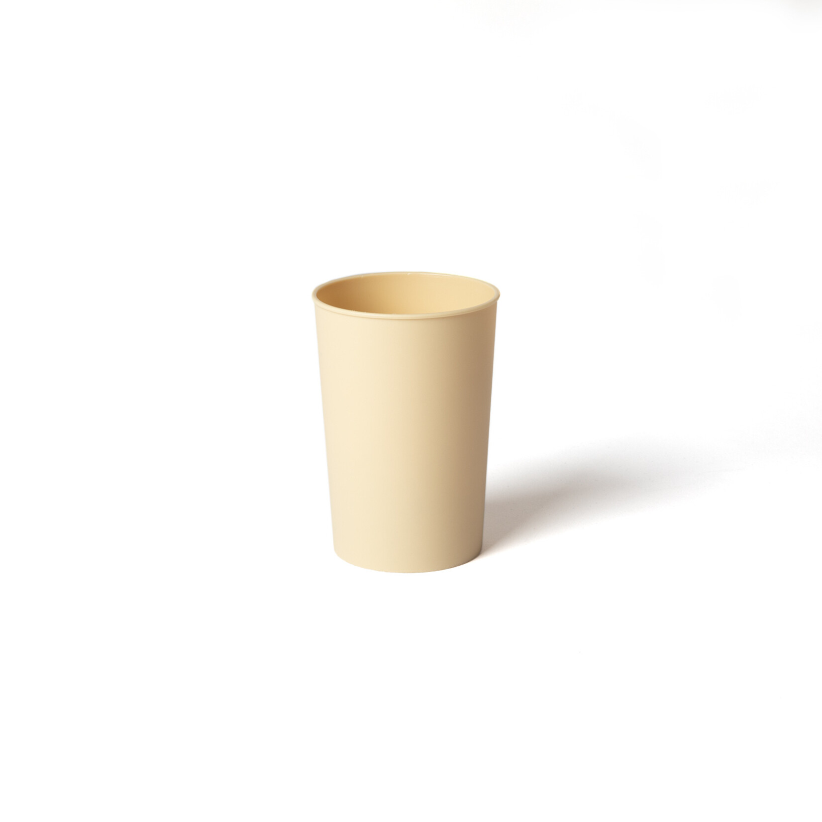 Happy Cups Bioplastic Drinkbeker PHA  Biologisch afbreekbaar  200 ml - Zand - 1 stuks