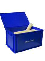 Happy Cups Bioplastic Eventbeker box-  incl. 500 PHA eventbekers