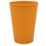 Happy Cups Bioplastic koffiebeker-  PHA Biologisch afbreekbaar - Oranje - 1 stuks