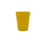 Happy Cups Bioplastic To Go beker-  PHA Biologisch afbreekbaar - Geel