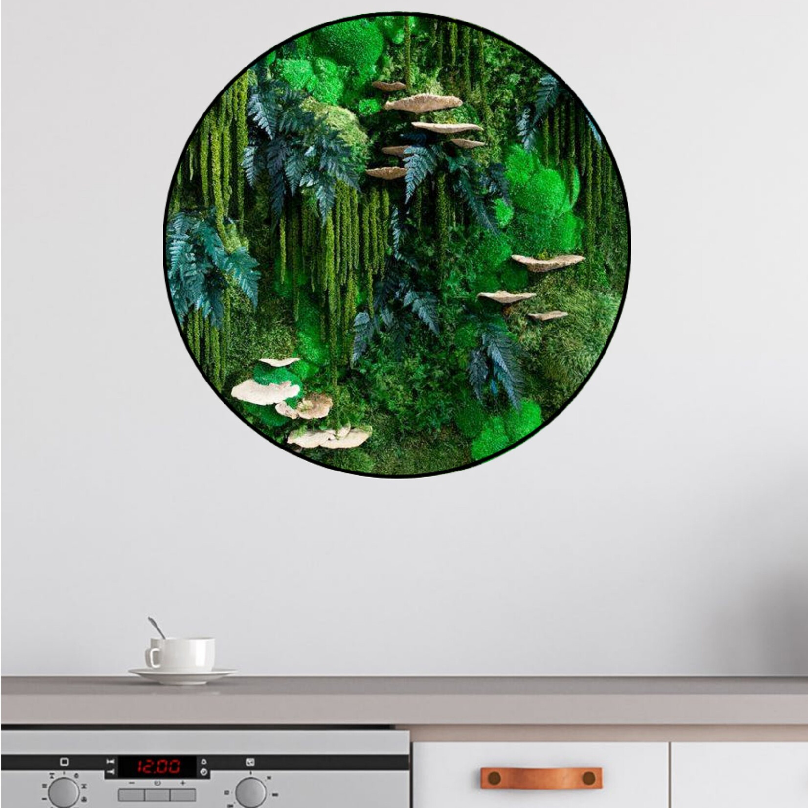 Moss Painting Hanging threads