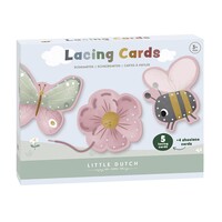 Little Dutch Rijgkaarten Flowers & Butterflies