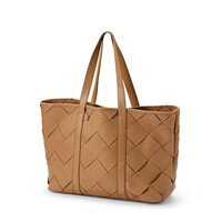 Elodie Verzorgingstas Tote Braided Caramel Brown