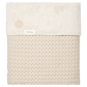 Koeka Koeka Deken Wafel Teddy Oslo Sand Pebble