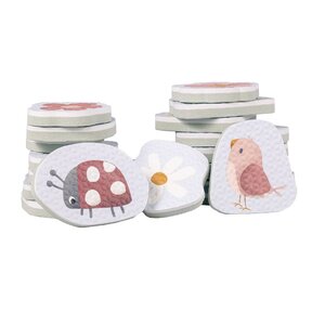 Little Dutch Little Dutch Badspeeltjes Foam Figuren Flowers & Butterflies