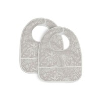 Jollein Slab Waterproof Botanical Nougat 2-pack