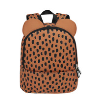 VanPauline Rugzak Bear Caramel Brush Dots