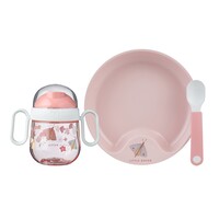 Mepal x Little Dutch Babyservies Mio Flowers & Butterflies 3-delig