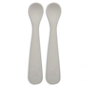Jollein Jollein Siliconen Lepeltjes Nougat 2-pack