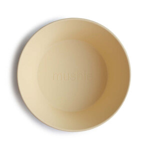 Mushie Mushie Bowls Rond Pale Daffodil 2-pack