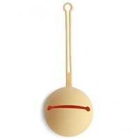 Mushie Fopspeen Pacifier Case Pale Daffodil