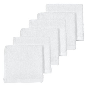 Meyco Meyco Monddoekjes Badstof Wit 6-pack