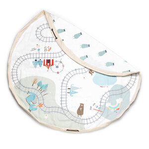 Play & Go Play & Go Opbergzak Speelkleed Trainmap Bears