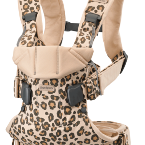 BabyBjörn BabyBjorn Draagzak One Cotton Mix Leopard Beige