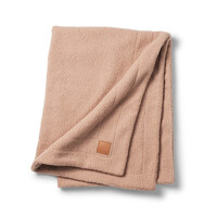 Elodie Deken Pearl Velvet Pink Boucle