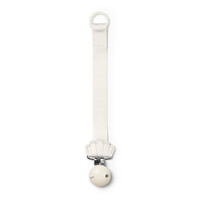 Elodie Speenkoord Hout Shell Vanilla White