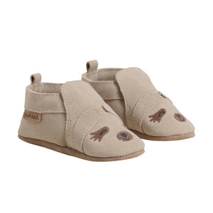En Fant En Fant Baby Slofjes Suede Animal Cement