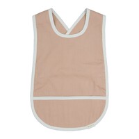 Fabelab Slab Cross Back Bib Dusty Rose