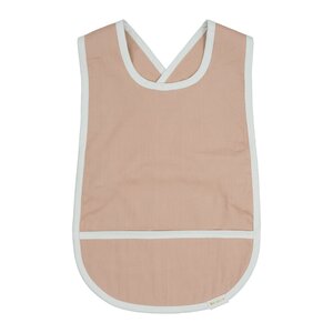 Fabelab Fabelab Slab Cross Back Bib Dusty Rose