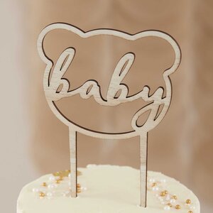 Ginger Ray Ginger Ray Cake Topper Baby Bear*