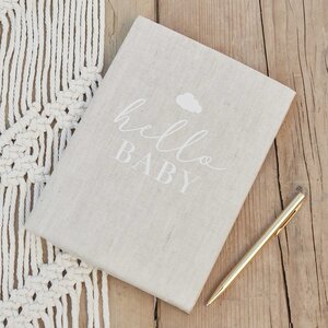 Ginger Ray Ginger Ray Baby Journal Boek Neutral Linen*