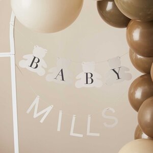 Ginger Ray Ginger Ray Babyshower Teddy Slinger Personaliseerbaar*